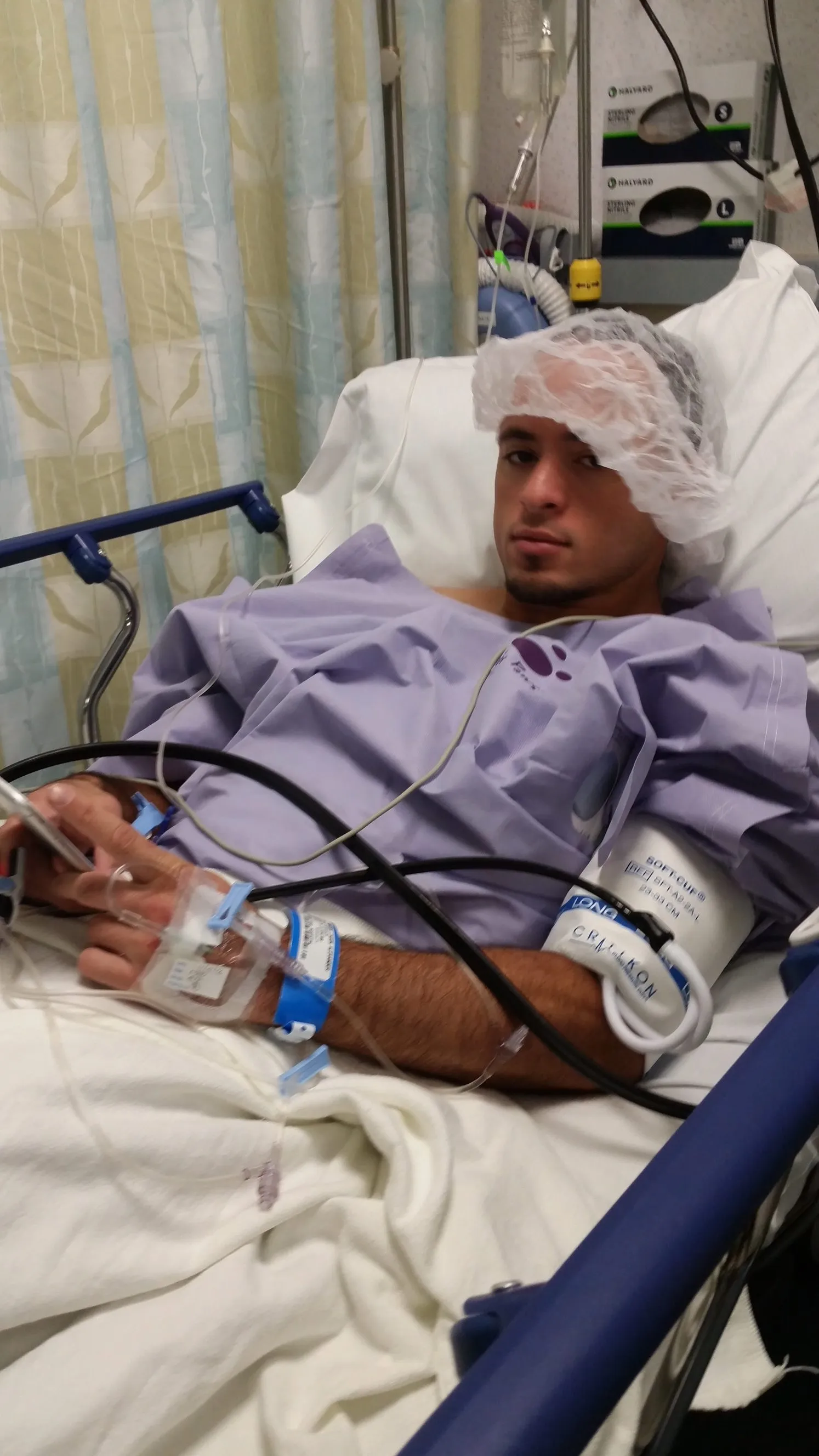 Jason Soares recovering after surgery following the 2010 motorcycle accident